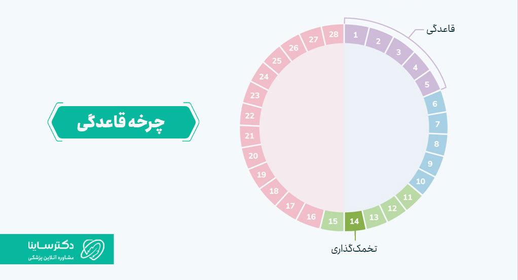 ترشحات قهوهای قبل و بعد از پریود و در زمان تخمکگذاری طبیعی است.
