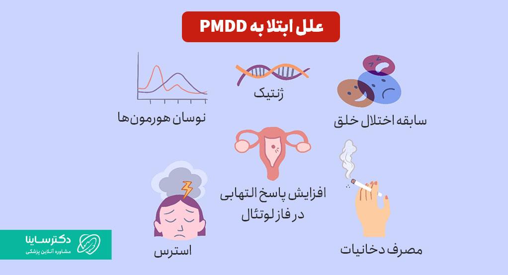 علل ابتلا به سندروم PMDD