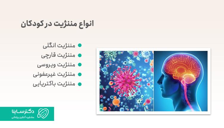 انواع مننژیت در کودکان
