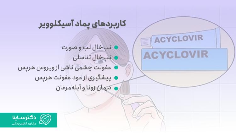 کاربرد پماد آسیکلوویر