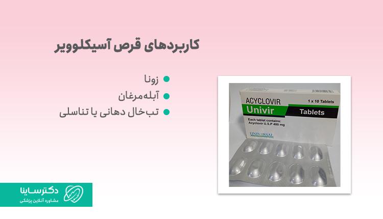 کاربرد آسیکلوویر