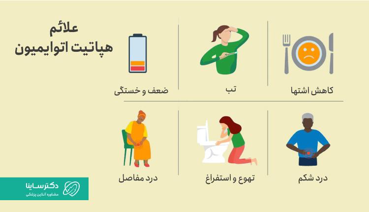 علائم هپاتیت اتوایمیون