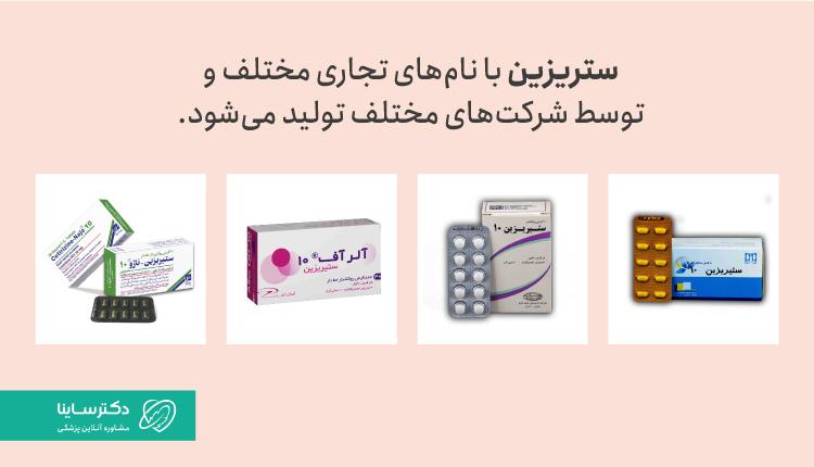 سیتریزین در ایران