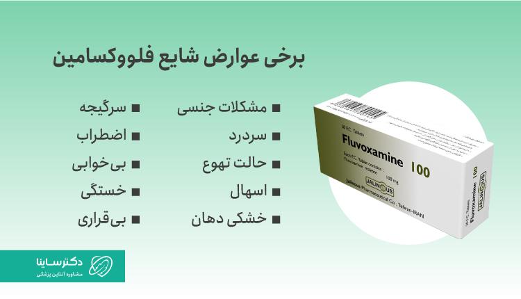 عوارض فلووکسامین