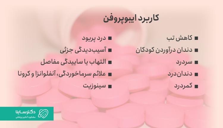 کاربرد ایبوپروفن