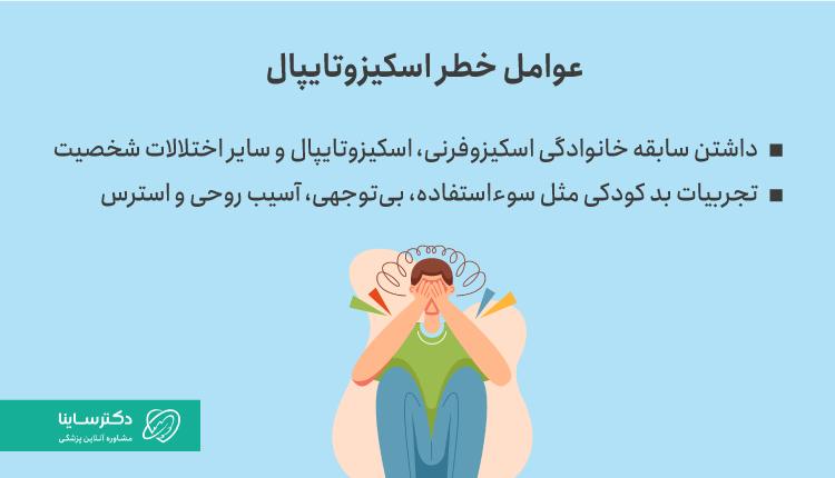 عوامل خطر اختلال شخصیت اسکیزوتایپال