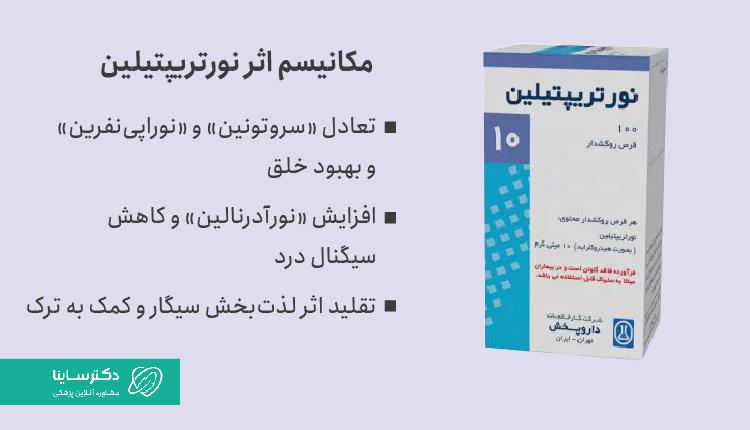 مکانیسم اثر نورتریپتیلین