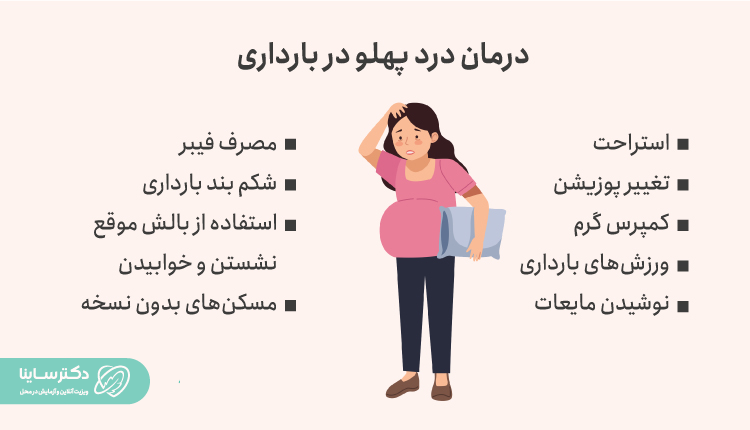 درمان درد پهلو در بارداری
