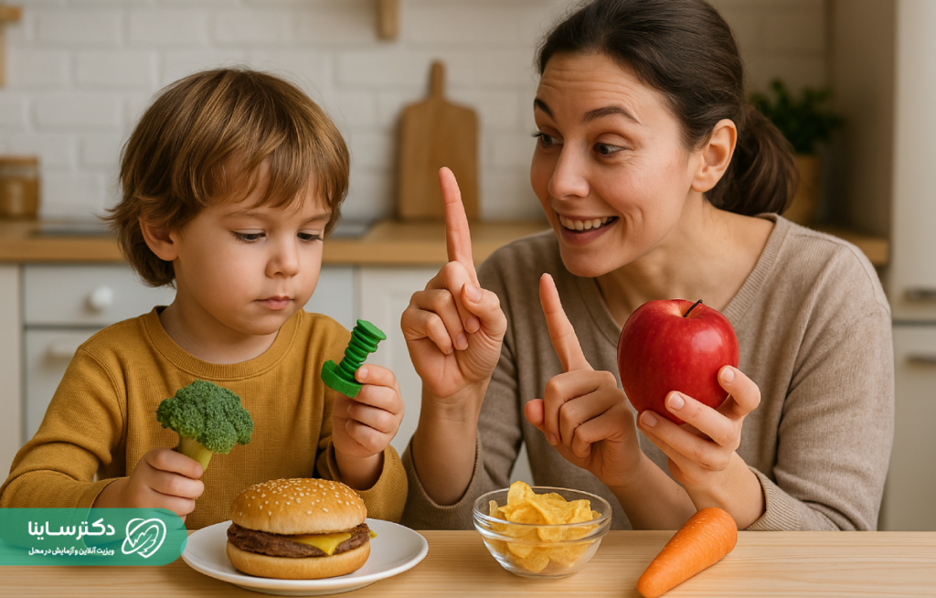 آموزش تمییز دادن مواد خوراکی از غیرخوراکی