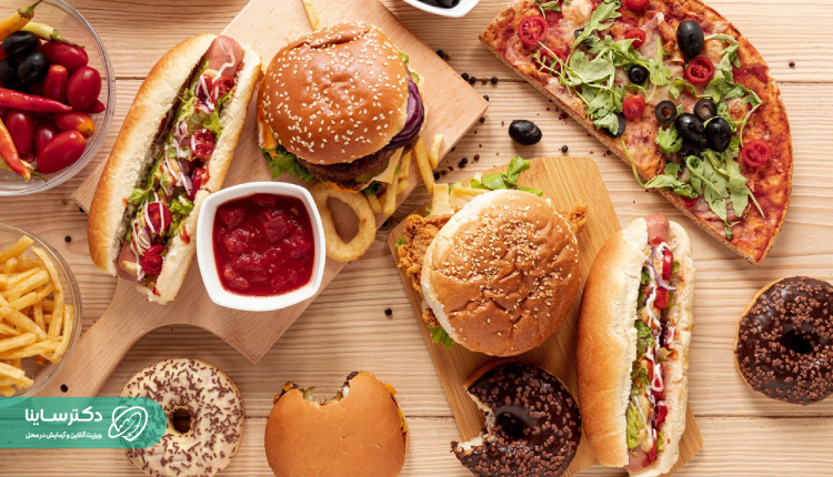 نقش فست‌فود و غذاهای فرآوری‌شده در افسردگی